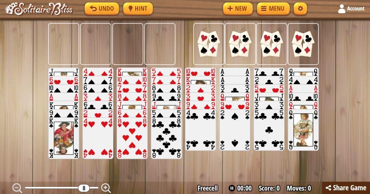 FreeCell - Play Online