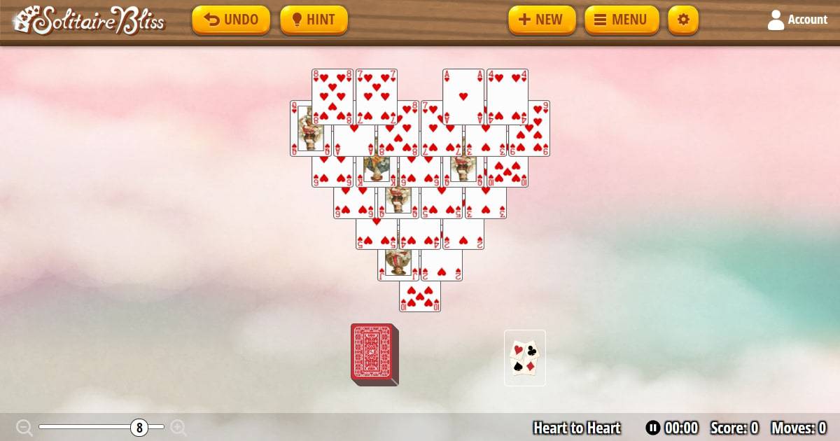 Heart to Heart Solitaire Bliss